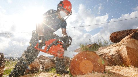 Curso de motoserrista en la EFA Fonteboa de Coristanco