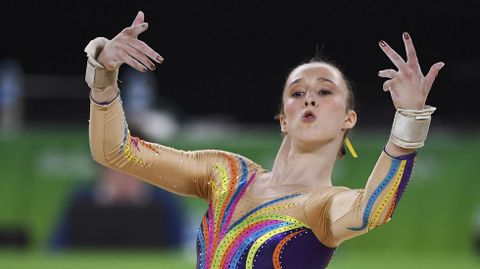 Nina Derwael, gimnasta belga.