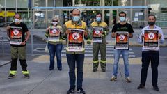 Protesta de t�cnicos forestales en A Coru�a