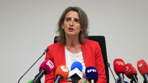 La vicepresidenta tercera y ministra para la Transici�n Ecol�gica, Teresa Ribera.