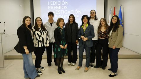 Ganadores de los premios de investigacin del Colexio de Enfermera de Ourense