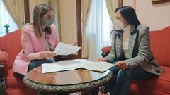 M�ndez y Rodr�guez se reunieron en el Concello de Lugo