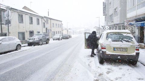 Nieve en Pedrafita