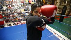 Alicia Chamorro, campeona del mundo de muay thai sub-16. 