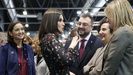 La reina ejerce de asturiana en Fitur