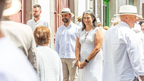 El presidente del PP, lvaro Queipo, en Boal.