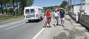 Las expropiaciones de la PO-308 son necesarias para el plan de seguridad vial, en una carretera que multiplica sus usuarios en verano. 