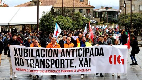 Manifestacin de la CIG en Pontevedra por el Primero de Mayo