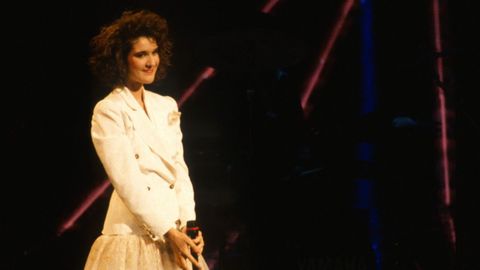 La cantante, durante su participación en Eurovisión en 1988.