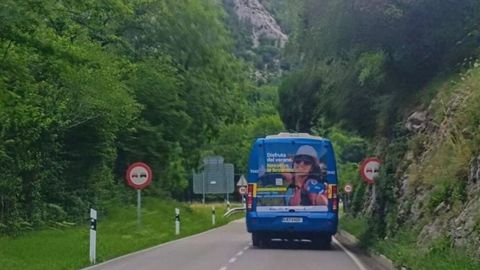 Autob�s del operativo de verano en Asturias