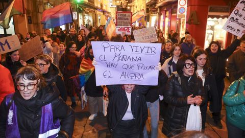 Manifestaci�n del 8M en Ferrol, en su �ltima edici�n.