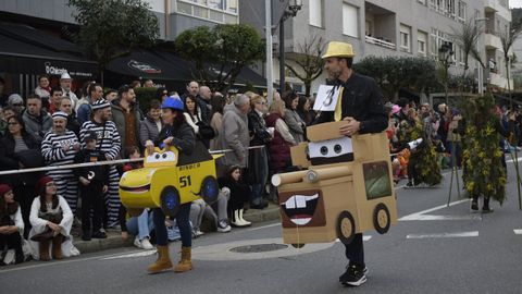 Desfile de entroido de Barbad�s por las calles de A Valenz�