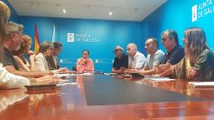 La reuni�n, celebrada ayer en Santiago