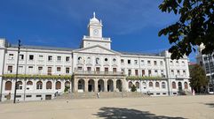 Exterior del edificio del Ayuntamiento de Ferrol, en foto de archivo.