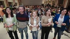 Los vecinos de O Casti�eiro reunieron a los cuatro portavoces en el barrio y lograron su unanimidad