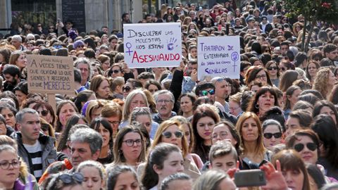 Manifestacin en Pontevedra.Manifestacin en Pontevedra