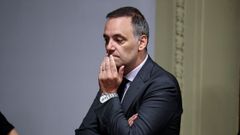 El portavoz presidencial argentino, Manuel Adorni, en una imagen de archivo.