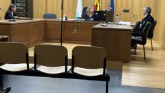 Un momento de la vista celebrada en Ourense