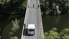 El puente donde apareci� el m�vil de Mitogo marc� una de las referencias de la b�squeda