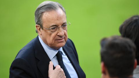 El presidente del Real Madrid, Florentino Prez