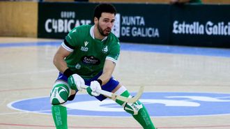 Nuno Paiva, durante un partido de la presente temporada con el Liceo.