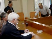 El alcalde del PP y sus concejales, en el �ltimo pleno.