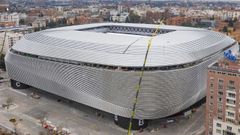 Imagen del exterior del Santiago Bernab�u hecha p�blica por el club el pasado mes de enero