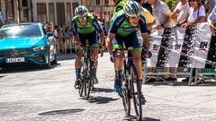 Martn Rey, en la llegada al esprint de la ltima etapa de la Vuelta a Salamanca