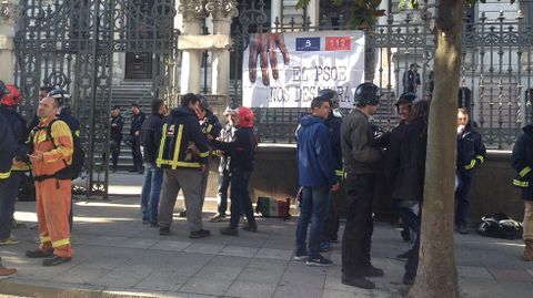 Concentraci�n de Bomberos de Asturias