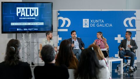 Presentaci&oacute;n de Palco, o primeiro encontro da industria musical, que se celebrar&aacute; do 3 ao 5 de novembro en Santiago.