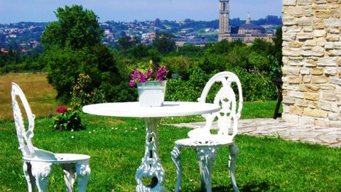 Vistas desde la terraza de la Casona de Cefontes