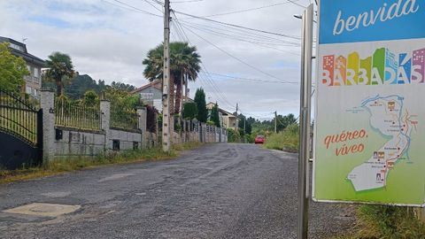 Calle de O Fonsillón en Barbadás