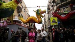 Celebraci�n del nuevo a�o chino en Madrid