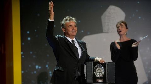 Eduard Fernndez, con la Concha de Plata al mejor actor