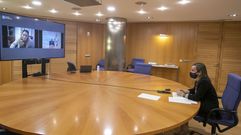 Melisa Mac�a y Ethel V�zquez firmaron el convenio de manera telem�tica