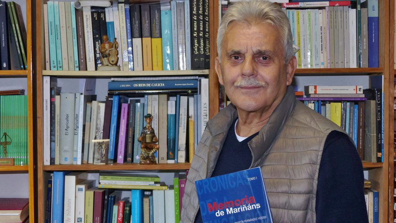 Martín Fernández presentará en el Ribadeo Indiano su cuarto volumen sobre «Memoria de Mariñáns»