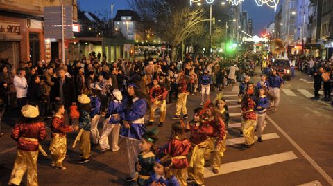 La cabalgata abarrot� las calles de Ferrol