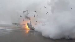 Accidentado aterrizaje del Falcon 9