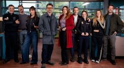 Elenco de �Rojo sobre blanco�.