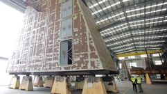 Navantia Ferrol fabric� el m�dulo del CIS que ir� ubicado en Rota y que evaluar� los sistemas de las F-110