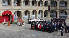 El Cuartel de Dolores acoge el patr�n de Infanter�a de Marina