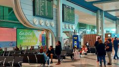 Imagen del interior del aeropuerto S� Carneiro.