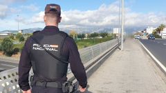 Un agente de la polic�a nacional en una imagen de archivo