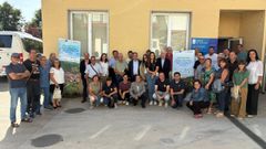 Participantes en la visita organizada dentro del proyecto Paisactivo.