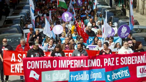 Manifestaci�n del 1 de mayo en A Coru�a
