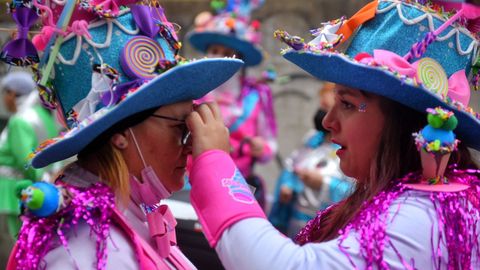 Es martes de carnaval y es da de choqueiros en A Corua