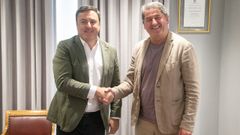 Firma del convenio entre Deputaci�n da Coru�a y Concello de Dumbr�a