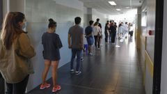 En el cribado participaron el primer dia menos del 44 % de los j�venes citados