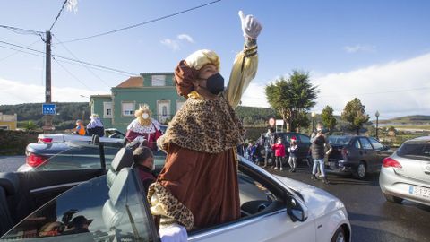 Reyes Magos, en Cee, a su paso por Lires