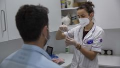 Test de ant�genos realizado en una farmacia de Santiago